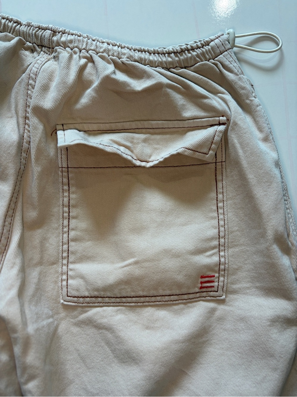 Urban outfitters BDG baggy cargo khaki pants women’s large y2k high rise - Picture 8 of 8